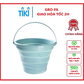 Mua Xô Nhựa Gấp Gọn 5L Tiện Dụng GroFa - Hàng chính hãng   giao màu ngẫu nhiên