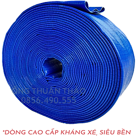 Ống bạt gân sần phi 200MM cuộn 20M - Ống bạt tải bùn cát sỏi bê tông THUẬN THẢO