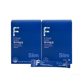 Viên Uống Hỗ Trợ Thải Độc Đường Ruột, Tan Mỡ Bụng, Tăng Cường Chất Xơ, Ngừa Táo Bón - K Food Fiber Slim 100g(5gx20 gói)/hộp
