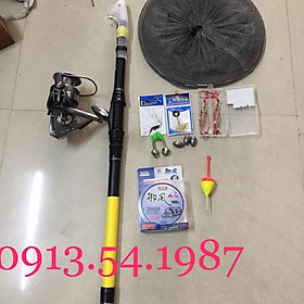 Bộ cần câu cá shimano 3.6m