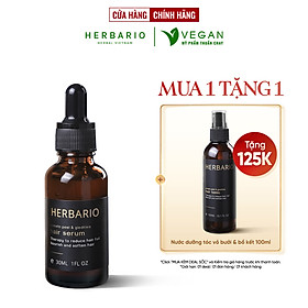 Serum mọc tóc vỏ bưởi & bồ kết Herbario 30ml pomelo giúp tóc mọc nhanh giảm rụng tóc thuần chay
