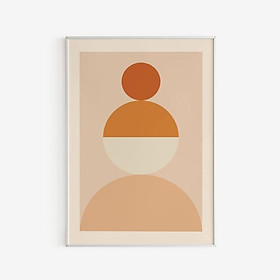 Tranh treo tường | Tranh Midcentury Modern Wall Art Poster, Abstract Geometric Print