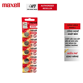 Pin 3V Lithium CR1620 chính hãng Maxell