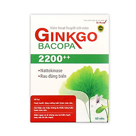 Viên hoạt huyết ích não Ginkgo Bacopa 2200++