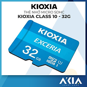 Thẻ nhớ Kioxia Micro SDHC Exceria UHS-I C10 U1 32/64/128GB - Hàng Chính Hãng - Thẻ Nhớ 32G