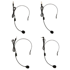 3-10pack Ear Hook Omni-Directional  Head Worn Microphone  XLR 3Pin