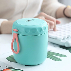 Mua BÌNH Ủ CHÁO 2 LỚP ELE TẶNG KÈM THÌA GẤP GỌN 430ML