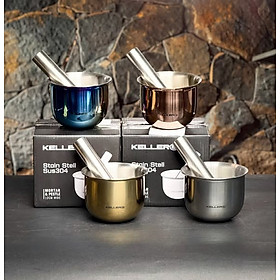 SET CHÀY CỐI INOX NHÀ KELLER hàng chính hãng