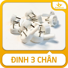 Bộ ghim 3 Chân Treo Tranh Canvas - Treo Tranh Tường Dễ Dàng Và Nhanh Chóng