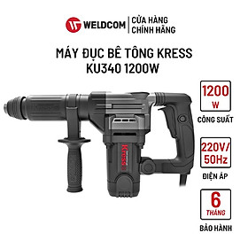 Máy Đục Bê Tông KRESS KU340 Có Kết Cấu Hợp Kim Công Suất 1200W