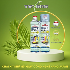 Bình xịt khử mùi hôi của giày, lưu hương thơm công nghệ Bạc ion, kháng khuẩn XIMO 300ml