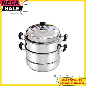 Nồi Hấp Inox 3 Tầng 28Cm Đa Năng Nhà Bếp - Giao Hàng Toàn Quốc