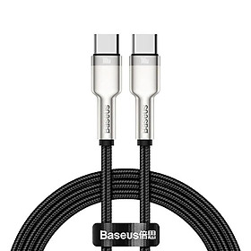 Mua Cáp sạc nhanh 100W Baseus Cafule Metal Data Cable Type C to Type C (100W) - Hàng chính hãng