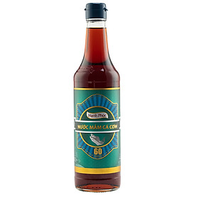 Nước Mắm Cá Cơm Hạnh Phúc 60 Độ Đạm (500ml)