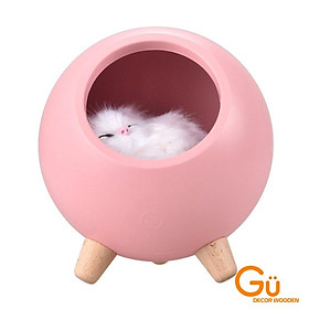 Mua Đèn ngủ Mèo con  Đèn ngủ để bàn  có sạc tích điện và kèm Loa Bluetooth