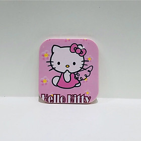 Gương kèm lược vuông Hello Kitty