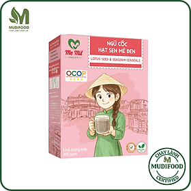 Ngũ Cốc Hạt Sen Mè Đen Mẹ Mít Hộp 300g - Dinh Dưỡng, Ngon Từ Thiên Nhiên, Dưỡng Tâm An Giấc, Đẹp Da, Ăn Chay, Healthy