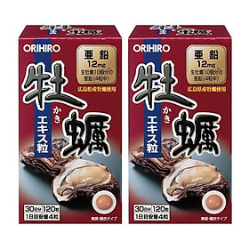 Combo 2 hộp Tinh chất Hàu tươi Orihiro Nhật Bản bồi bổ sinh lực nam giới