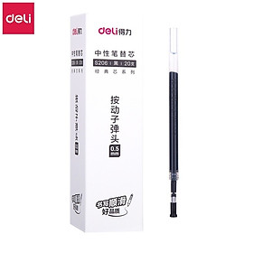 Bút gel nước Deli G08 / Bút gel Arris ngòi 0.5mm có ruột S206 thay thế