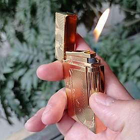 Mua Vỏ Hột Quẹt Bật Lửa Upon D201V Kiểu Dáng Độc Lạ Họa Tiết Hoàng Gia - Dùng Gas Đá Cao Cấp