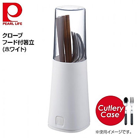 Ống bảo quản đũa thìa Clove - màu trắng - Made in Japan