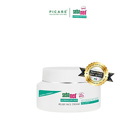 Kem dưỡng ẩm dành cho da khô, nhạy cảm Sebamed Extreme Dry Skin Relief Face Cream 5% Urea 50ml