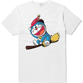 Áo đồng phục Doraemon đẹp cotton dày dặn đủ size 5-110kg - DR002