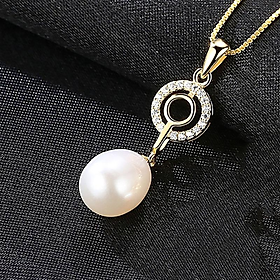 Dây Chuyền Ngọc Trai Cao Cấp DB2338 Cỡ Hạt 7x9 Bảo Ngọc Jewelry