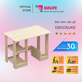 Mua Bàn vi tính nhỏ bằng gỗ công nghiệp SMLIFE Dekosuke