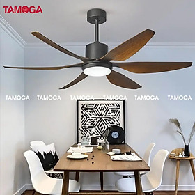 Mua Đèn quạt phòng khách 6 cánh sải dài 1m35  5 tốc độ gió TAMOGA RABVIS 8090