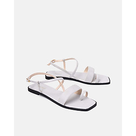 Giày Sandal Nữ 1cm Thời Trang JUNO Phối Quai Chéo SD01114
