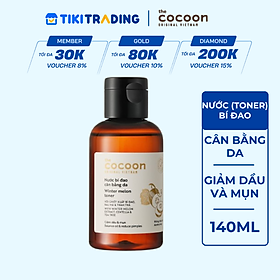 Nước bí đao cân bằng da (toner) Cocoon 140ml