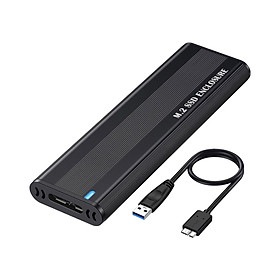 M.2  External Enclosure Aluminum Alloy Case Compact Fitments Repair Parts USB C 10 Gbps Replacement Spare Parts Easy Using Riser Card