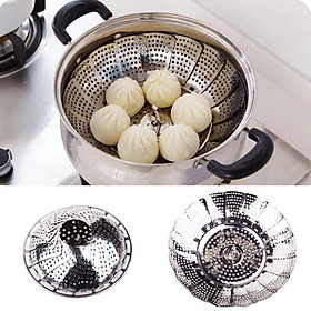 Rổ Hấp - Xửng Hấp Inox Không Gỉ, Kích Thước 24cm