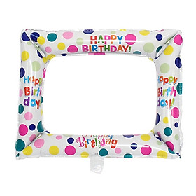 Khung hình bong bóng kiếng Happy Birthday - Kool Style