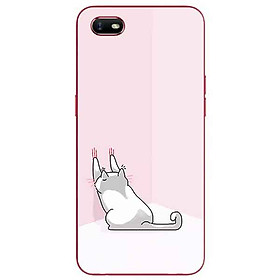 Ốp lưng in cho Oppo A1K Mẫu Mèo Cào