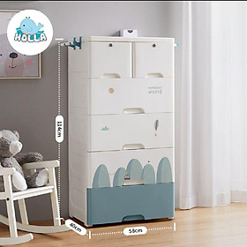Tủ ngăn kéo 5 tầng Holla cho bé