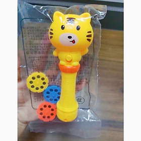 Đèn Pin Chiếu Hình Hổ Vàng 24 Hình Hoạt Hình Kèm Pin Sẵn Đồ Chơi Bé Trai Bé Gái