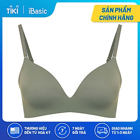 Áo ngực không mút bonding không đường may cup T-shirt BRAW034 - Xanh Olive - 34B