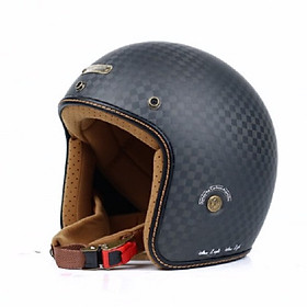 Mũ Bảo Hiểm 3/4 BULLDOG HELI CARBON