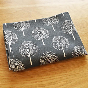 Mua Vải Canvas Vải Bố Vải Thô Lanh May Rèm Cửa Sổ  Rèm Bếp  Khăn Bàn  Khăn Picnic Hoạ Tiết Cây