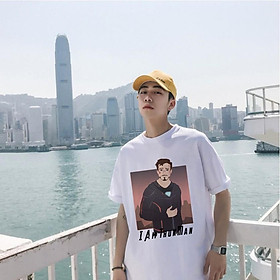Áo Thun Tay Lỡ Unisex Người Sắt Cực Ngầu
