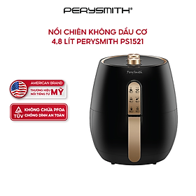 Mua Nồi chiên không dầu cơ 4 8 lít Perysmith PS1521 Black - Hàng chính hãng