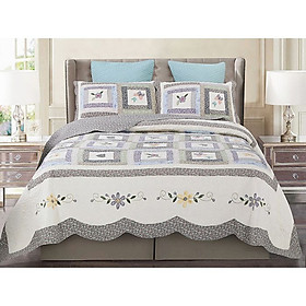 Bộ chăn ga gối Cotton cao cấp 1m6x2m CHT338