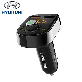 Tẩu nghe nhạc MP3 kiêm sạc nhanh Quick Charge 3.0 trên ô tô thương hiệu Hyundai HY-82S - Hàng Nhập Khẩu