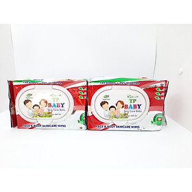 2 GÓI KHĂN ƯỚT TP BABY THÀNH PHÁT (GÓI 125 MIẾNG)