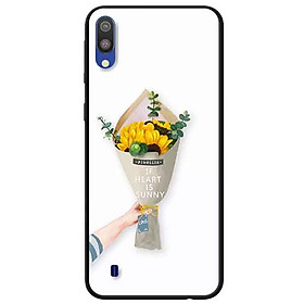 Ốp lưng in cho Samsung M10 Mẫu Bó Hoa Hướng Dương
