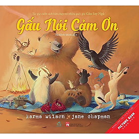 Sách Tranh Song Ngữ Gấu Khôn Lớn - Hòa Đồng - Gấu Nói Cảm Ơn