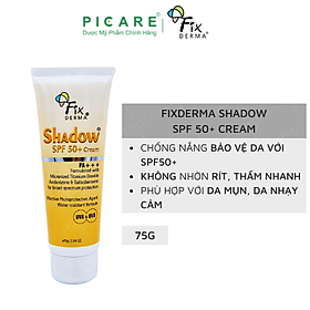 Hình ảnh Kem chống nắng Fixderma Shadow SPF 50+ Cream (75g)