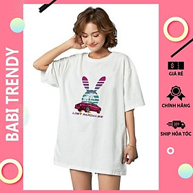 Áo thun nam nữ Lost Papdalse unisex tay lỡ form rộng, áo phông unisex chất cotton mát mịn - ST69 - babitrendy